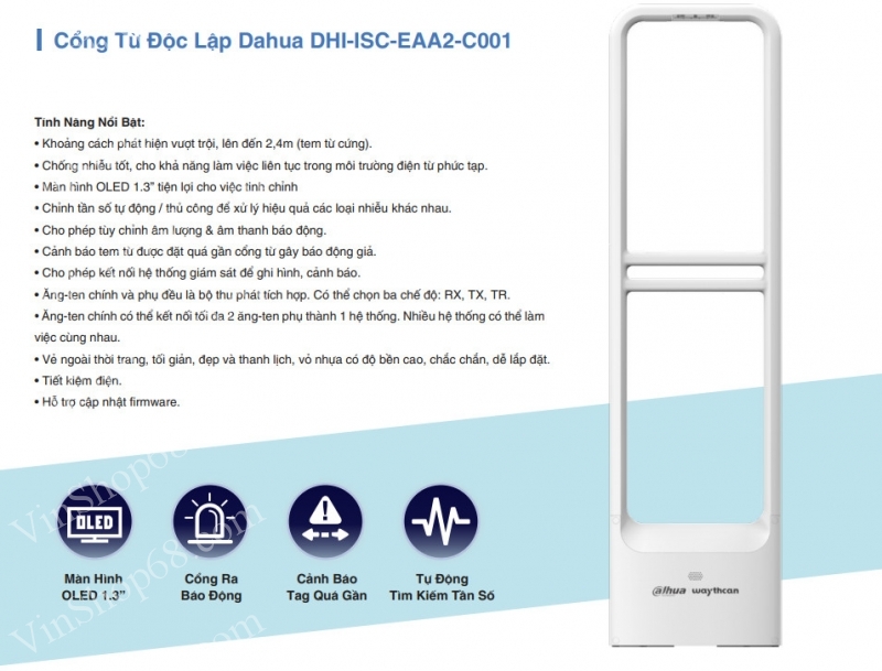 Cổng từ an ninh Dahua DHI-ISC-EAA2-C001