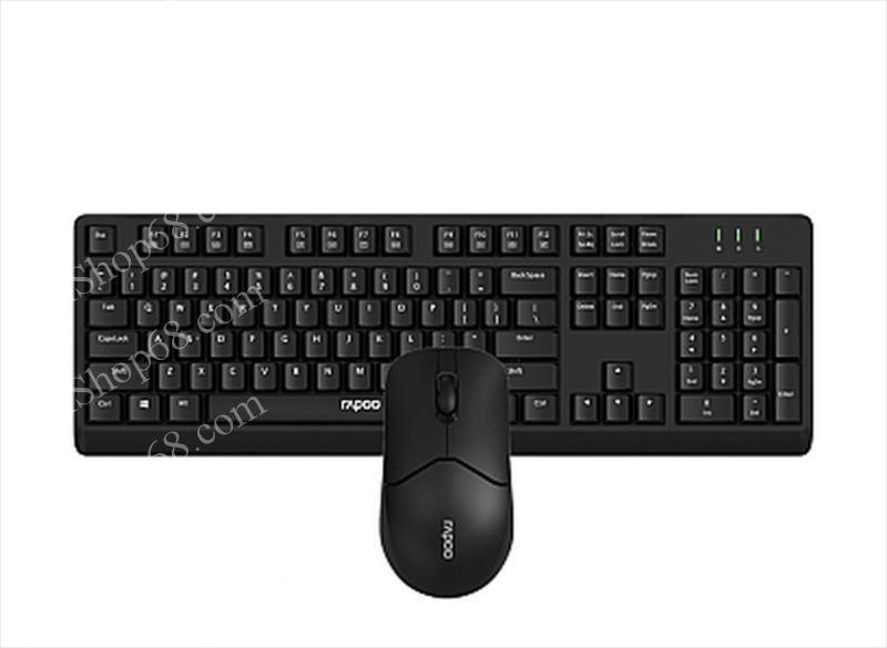 Bộ Bàn Phím Chuột Không Dây Rapoo X1500 Kết Nối Qua Dongle 2.4 GHz