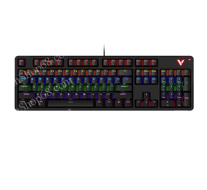 Bàn Phím Cơ Gaming Có Dây Rapoo V500PRO-V2 Đèn LED Rainbow