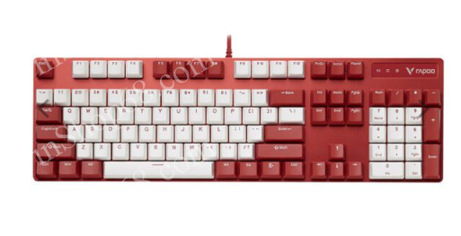 BÀN PHÍM CƠ GAMING CÓ DÂY RAPOO V500 PRO _WHITE RED