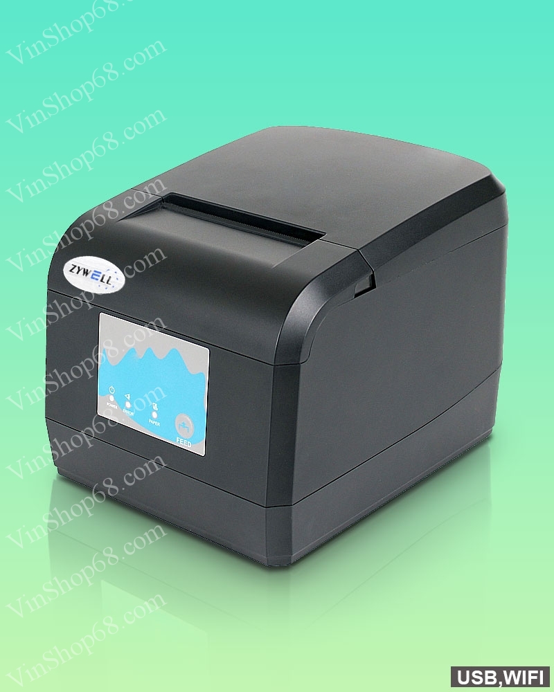 Máy in hóa đơn Zywell ZY908 (Wifi,usb)