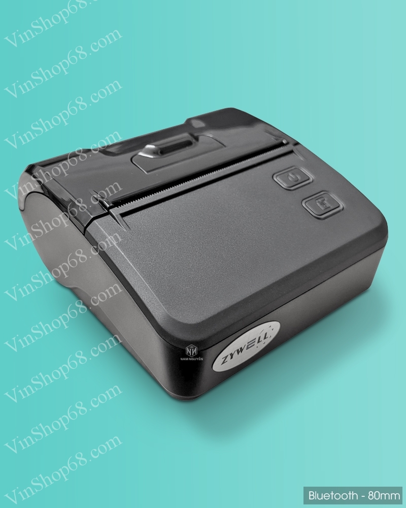 Máy in hóa đơn bluetooth cầm tay Zywell ZM06 (USB + Bluetooth)
